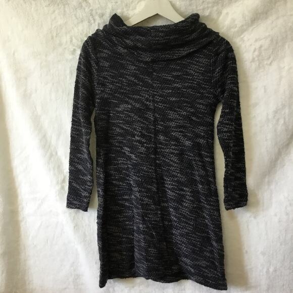 Loft  Gray Turtleneck Sweater Dress - Picture 3 of 9